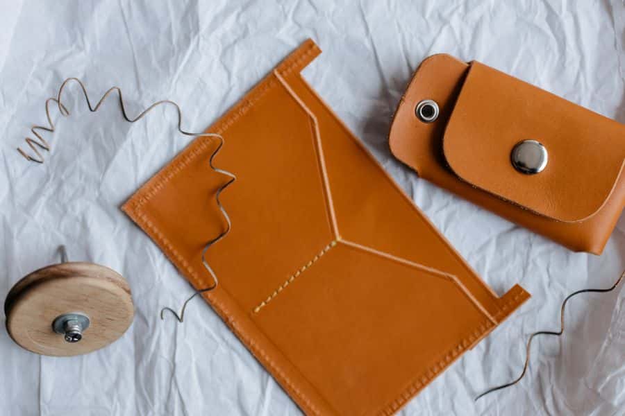Materiales de cuero para estuches con cierre magnético